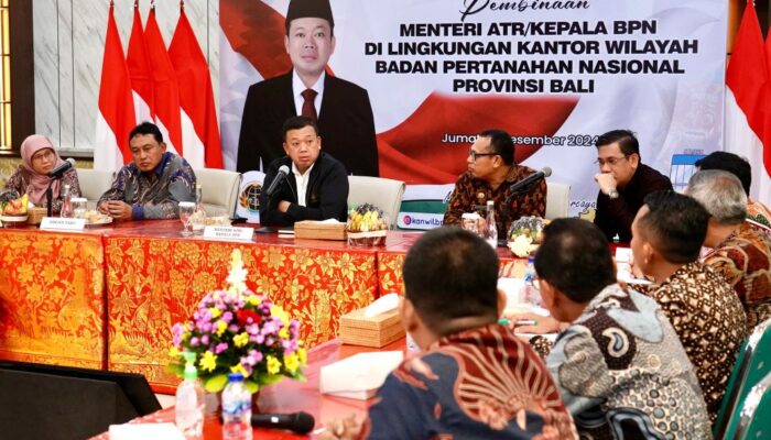 Menteri Nusron Minta Kanwil BPN Provinsi Bali Jawab Tantangan Birokrasi Modern