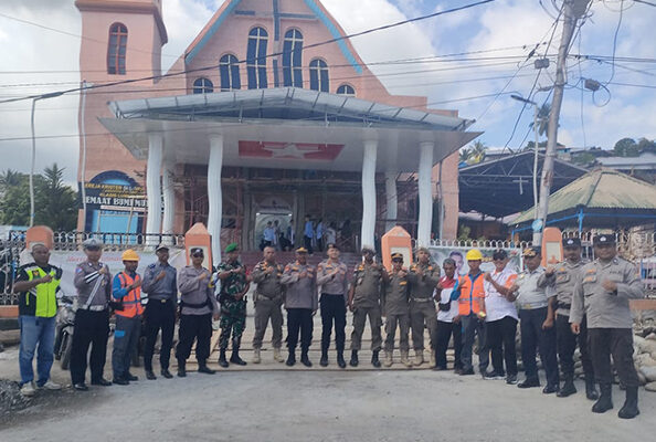Perayaan Natal di Luwuk Kabupaten Banggai Berjalan Kondusif