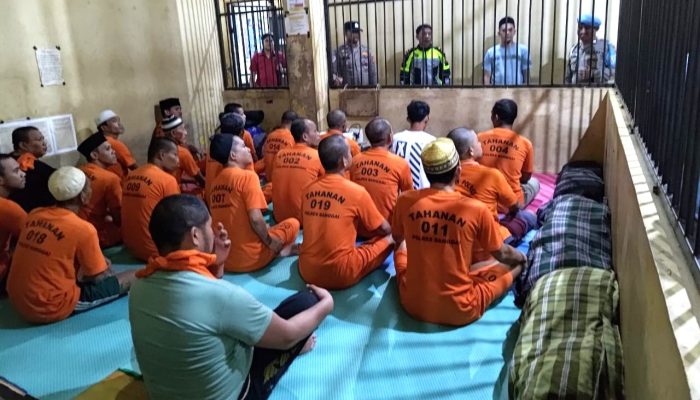 Libur Panjang, Polres Banggai Cek Ruang Tahanan
