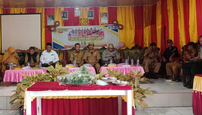 Desa Nipa Kalemoa Bualemo Peringati HUT ke 18