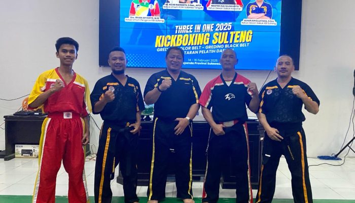 Dua Club Kick Boxing Luwuk Ikut Three In One 2025 KBI Sulteng