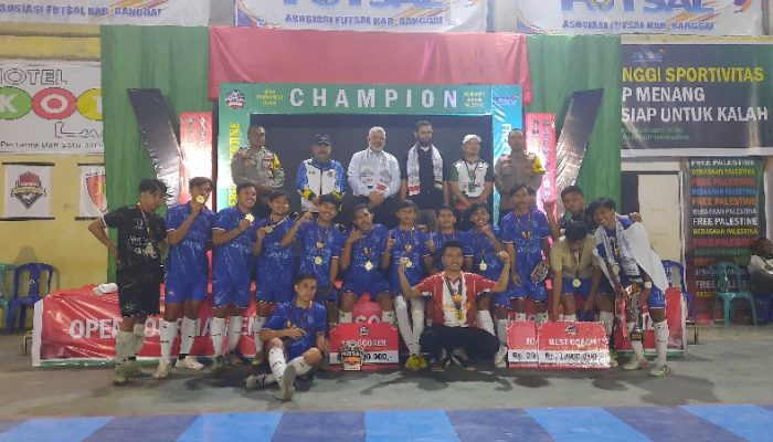 Panpel Futsal Peduli Palestina Galang 102 Juta, DPS Palu Jawara
