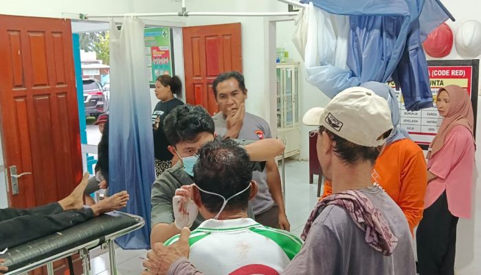 Laka Lantas di Bunta Banggai, Dua Pemotor Luka Berat