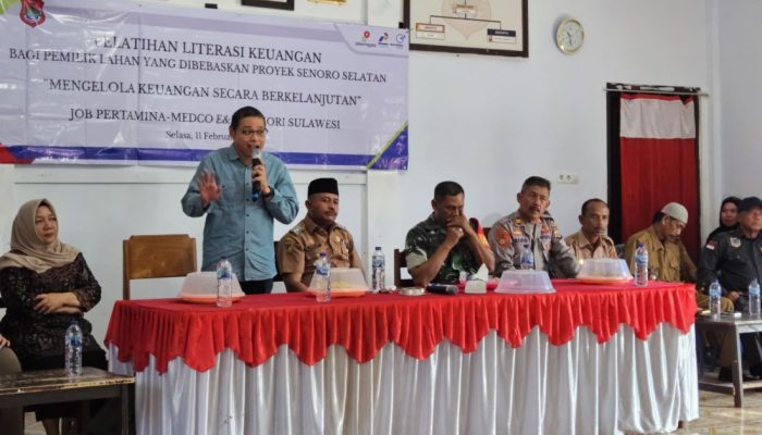 21 Warga Penerima Pembebasan Lahan Project Senoro Selatan Ikut Pelatihan Literasi Keuangan