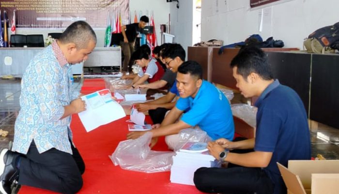 Hari Ini, KPU Banggai Mulai Sortir Lipat Surat Suara PSU