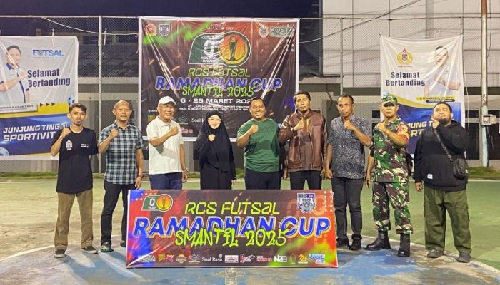 Pesan Bupati Melalui Kadispora Banggai pada Pembukaan Futsal Ramadan Cup Smantil Luwuk