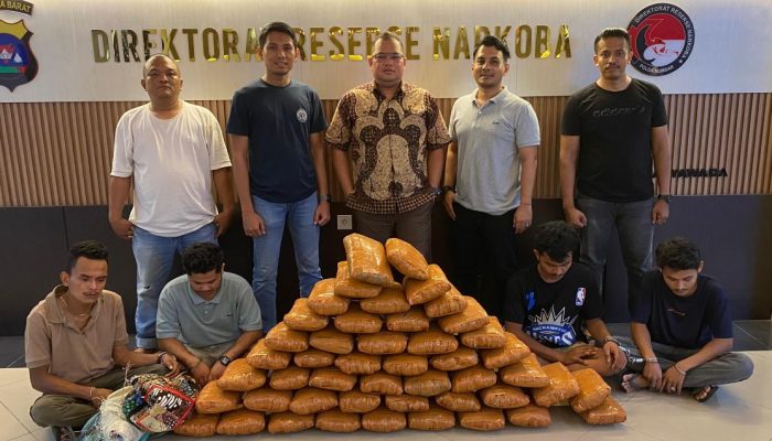 Polisi Gagalkan Peredaran 47 Kg Ganja, Empat Ditangkap