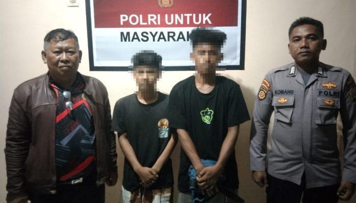 Rasain, Dua Pemuda Pelaku Cabul Anak di Toili Ditangkap Polisi