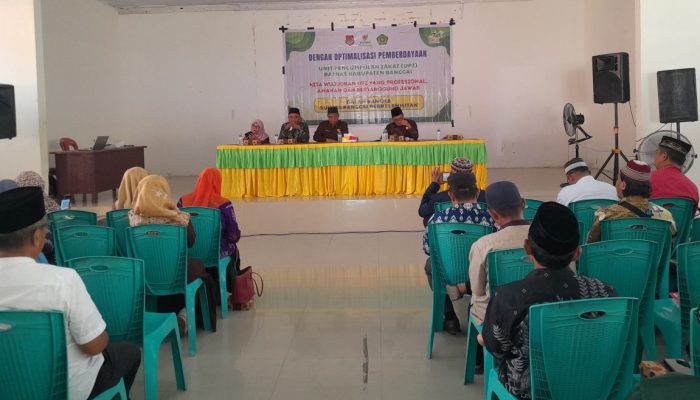 Diikuti 72 Peserta, Baznas Kabupaten Banggai Sosialisasi Zakat