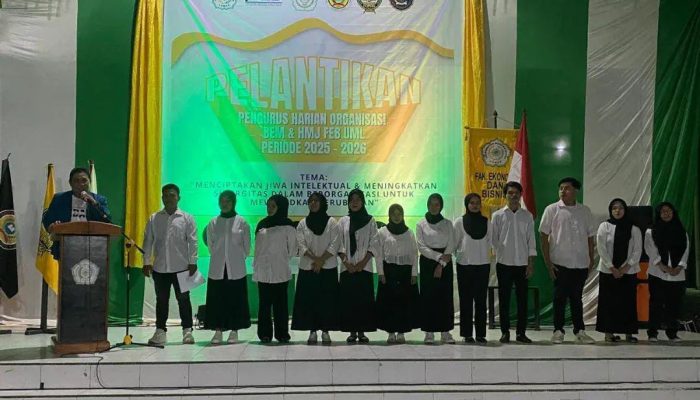 Ini Deretan KSB Pengurus BEM dan HMJ FEB Unismuh Luwuk yang Baru Dilantik