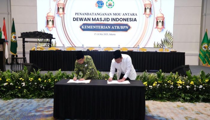 Menteri Nusron Berkomitmen Tuntaskan Sertipikasi Tanah Wakaf dalam Lima Tahun