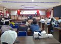 Para peserta rapat umum persiapan Porkab V Banggai, bertempat ruang rapat umum kantor Bupati Banggai, Jumat (09/05/2025). (Foto Sofyan Labolo Luwuk Times)