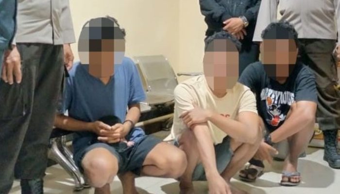 Polisi Tangkap Tiga Pelaku Pencurian di Atas Kapal Pelabuhan Luwuk