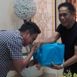 Andhika Mayrizal Amir Kunjungi Senior Golkar Banggai Arif Tjatjo