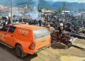 Tim Inafis Polres Banggai mendatangi Pasar Simpong Luwuk, Kabupaten Banggai, Senin (12/5/2025) pagi