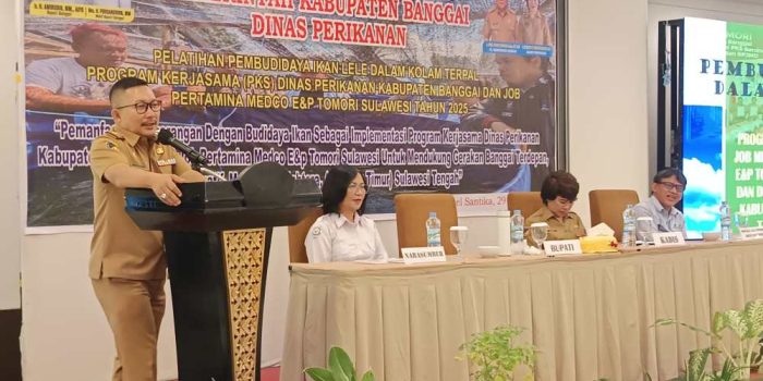 Gelar Pelatihan Pembudidaya Ikan Lele di Luwuk, Bupati Banggai Amirudin Apresiasi JOB Tomori