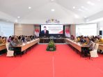 Menteri Nusron Wahid di hadapan jajaran Kantor Wilayah (Kanwil) BPN Provinsi Kalimantan Selatan