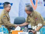 Bupati Banggai H. Amirudin bersama wakilnya Furqanuddin Masulili