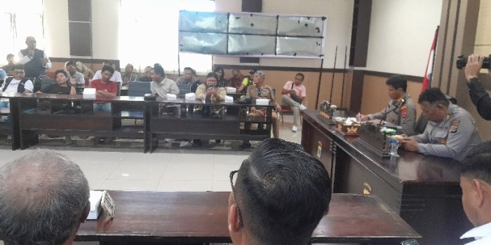 Kapolres Banggai AKBP Wayan Wayracana Aryawan Gelar Silaturahmi Bersama 40 Media di Luwuk