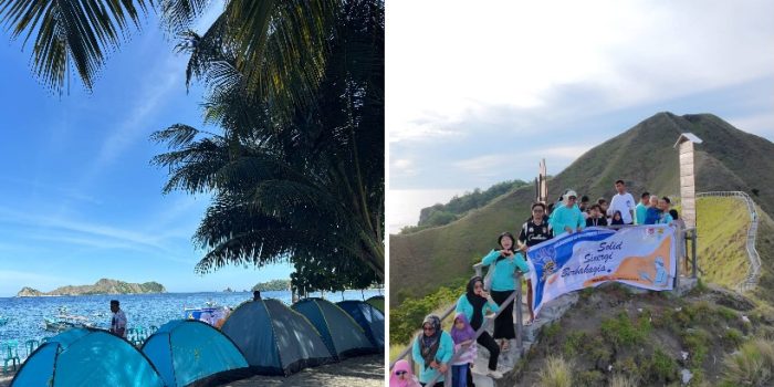 Merajut Kebersamaan di Tepi Bahari, Bidang PBIP PUPR Banggai Gelar Family Gathering di Pulo Dua