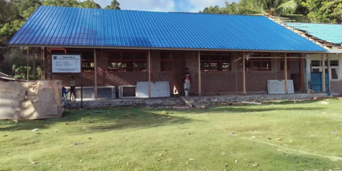 RKB SDN Tampe Pagimana Mangkrak, Proyek Tanpa Papan Informasi dan Abaikan Keselamatan Pekerja
