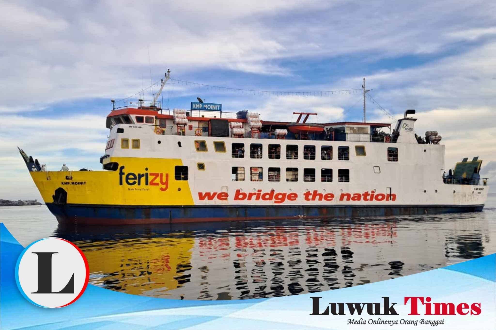 Arus penumpang Ferry Pagimana–Gorontalo terpantau normal, Minggu (15/02/2026). (Foto: Istimewa)
