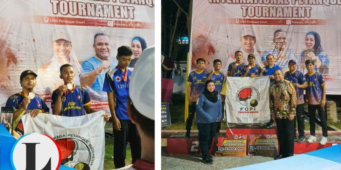 Raih Medali Perak Internasional UNG Cup 2026, Atlet Petanque Banggai Tumbangkan Tim Thailand, Harumkan Nama Daerah Tanpa Lapangan