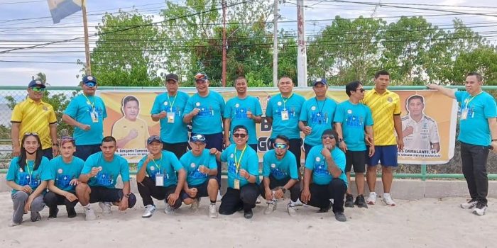 Bentuk Dukungan Buat Atlet, Spanduk Beniyanto Tamoreka Hiasi Arena Beach Volleyball Tournament Luwuk Utara
