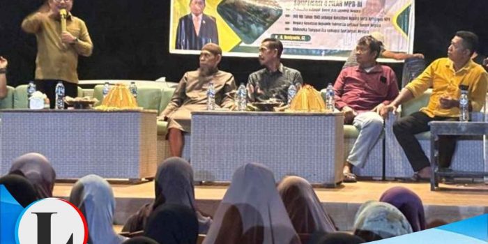 Tak Kenal Lelah Sosialisasi Empat Pilar, Setelah Luwuk Selatan, Beniyanto Tamoreka Sambangi Warga Moilong 