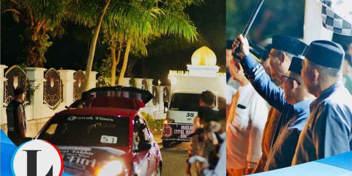 Malam Penuh Cahaya di Luwuk: 58 Rombongan Takbir Dilepas Bupati Amirudin, Gema Kemenangan Mengalir Hingga 27,8 Km