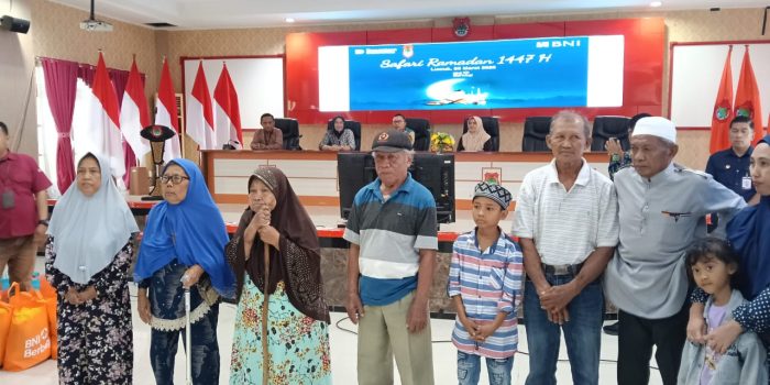 Dinas Sosial Kabupaten Banggai Bersama BNI Salurkan Ratusan Paket Sembako untuk Dhuafa dan Anak Yatim di Empat Kecamatan