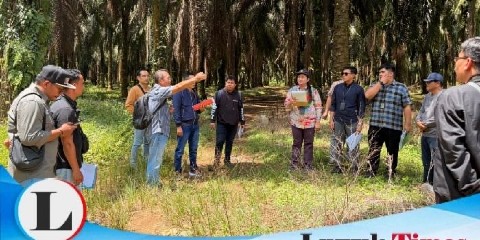 Hadiri Sidang Peninjauan Setempat, Kantor Pertanahan Kabupaten Banggai Dukung Penyelesaian Perkara Perdata