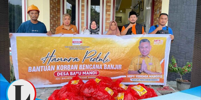 Dari Nurani untuk Batu Mandi, Langkah Nyata Hanura Banggai di Tengah Derita Banjir Bandang