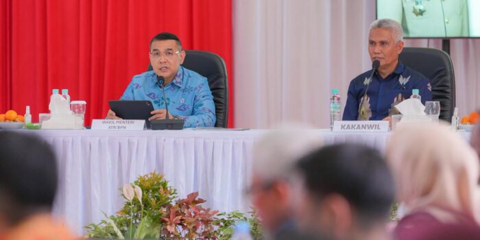 50% Bidang Tanah di Sulteng Sudah Bersertipikat, Wamen Ossy: Ini Menunjukkan Sulteng Terus Bertumbuh