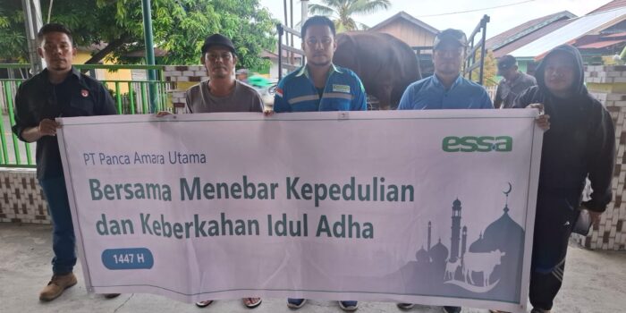 Wujud Kepedulian Sosial, PT Panca Amara Utama Salurkan 10 Hewan Kurban untuk Masyarakat