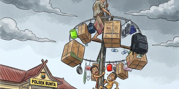 Mandi Oli demi Hadiah: Riuh Ceria Warga dan Polisi di Puncak Hari Bhayangkara di Bunta