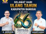 Iklan HUT Kabupaten Banggai ke 66 dari KONI Banggai
