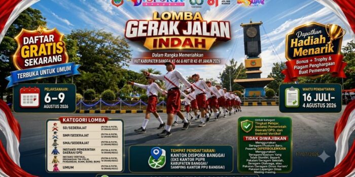 Dispora Banggai Gelar Lomba Gerak Jalan Indah, Gratis dan Tanpa Beban Kostum Baru