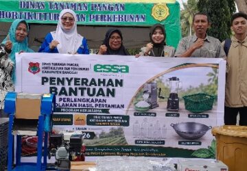 Dorong Kemandirian Petani Nambo, PT Panca Amara Utama dan Dinas TPHP Banggai Serahkan Bantuan Peralatan Olahan Hortikultura