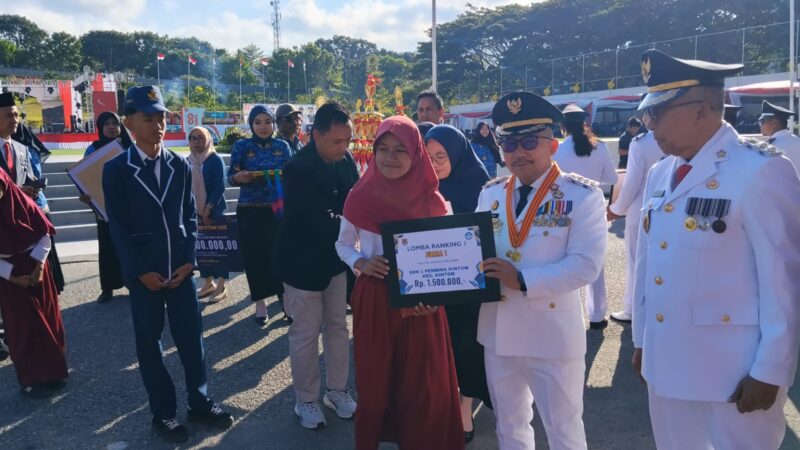 Kado Kemerdekaan untuk Pelajar Banggai, PT PAU dan Pemkab Apresiasi Juara Lomba Ranking Satu