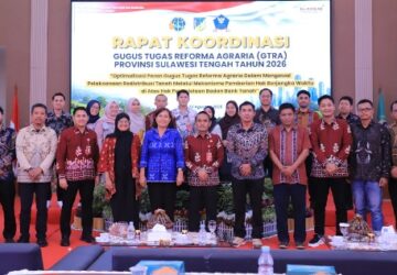 Dorong Optimalisasi Reforma Agraria, Kantah Banggai Hadiri Rakor GTRA Provinsi Sulawesi Tengah