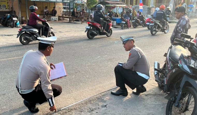 Lakalantas Maut di Jalan Trans Sulawesi Luwuk Utara Banggai