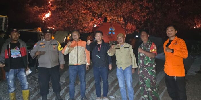 Baru Sehari Dilantik, Kalaksa BPBD Banggai Langsung “Tancap Gas” Pimpin Penanganan Karhutla di Pagimana