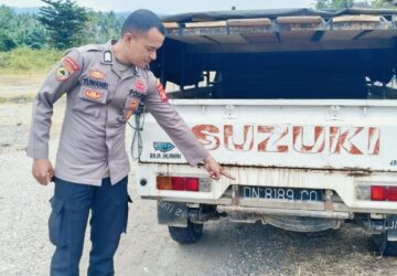 Mobil Pick Up Tabrak Bocah Pejalan Kaki di Kintom