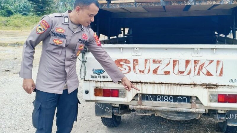 Mobil Pick Up Tabrak Bocah Pejalan Kaki di Kintom