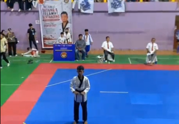 VIDEO: Aksi Spektakuler Ben Xavier Hipnotis Penonton Banggai Open Taekwondo Championship di Luwuk