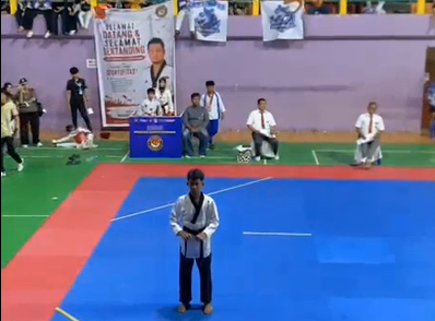 VIDEO: Aksi Spektakuler Ben Xavier Hipnotis Penonton Banggai Open Taekwondo Championship di Luwuk