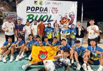 Dendam Terbalas Manis! Tumbangkan Parimo, Voli Putra Banggai Segel Emas Popda XXIV Sulteng
