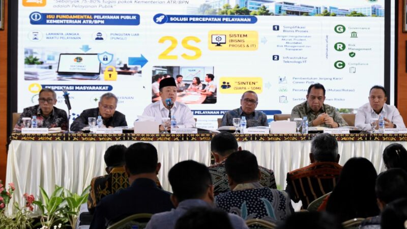 Soal Layanan, Menteri Nusron Beri Pengarahan Kanwil BPN Provinsi NTT