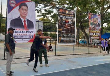 PBVSI Banggai dan TNI Bersinergi, Kepedulian Agus Damalante Lestarikan Semangat Voli Putri di Gelora Luwuk